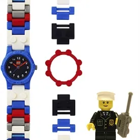 Police Officer Buildable Watch with Toy