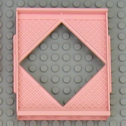 Scala, Building, Wall, Diamond Shaped Window 8 x 2 x 8