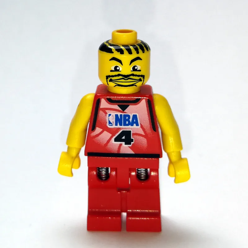 Basketball Player, Red  Torso, Red Legs #4