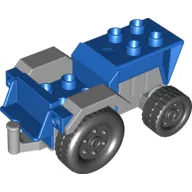 Duplo Tractor with Light Bluish Gray Engine and Fenders