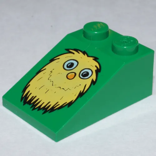 Slope 33° 3 x 2 Smooth with McDonald's Yellow Monster Print