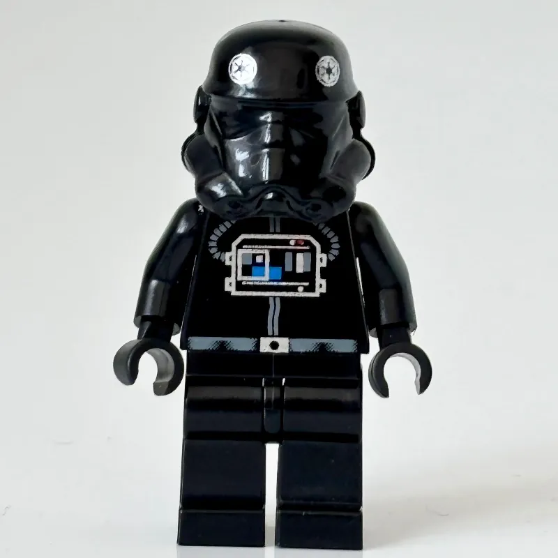 TIE Pilot, Plain Legs, Plain Black Head (30408 Helmet)