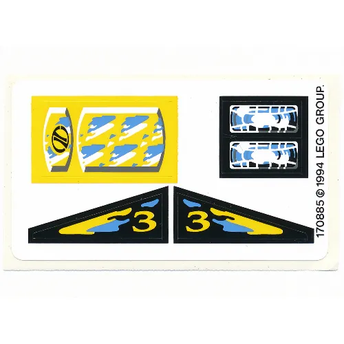 Sticker Sheet for Set 8207-1