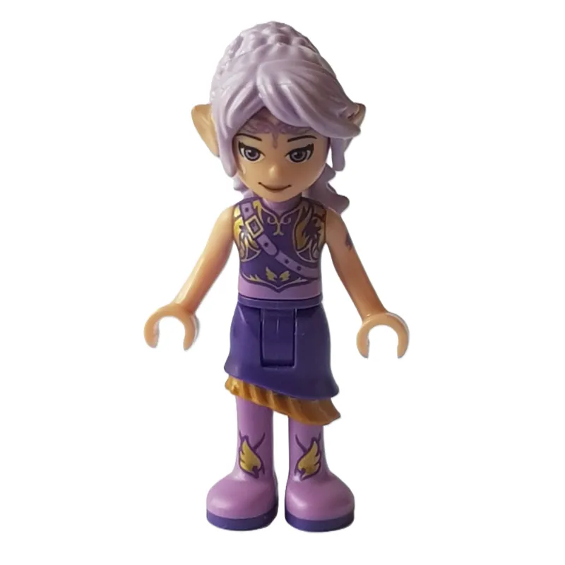 Aira Windwhistler in Dark Purple and Gold Outfit