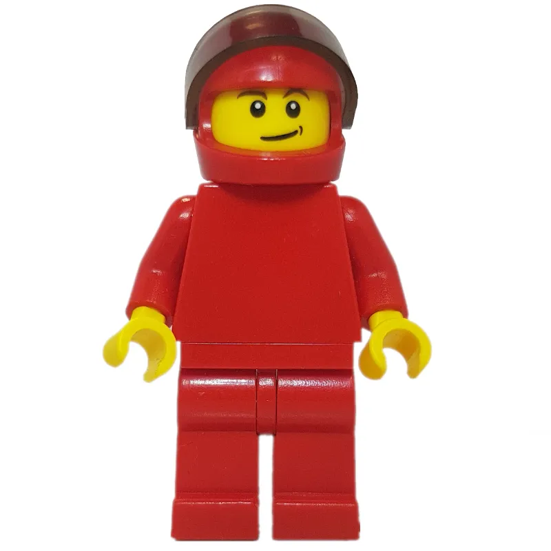 Pit Crew, Red Torso, Red Legs, Red Helmet, Ferrari