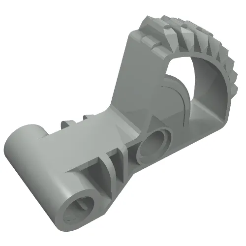 Technic Arm 2 x 5 with 1/4 Gear 8 Tooth Double Bevel
