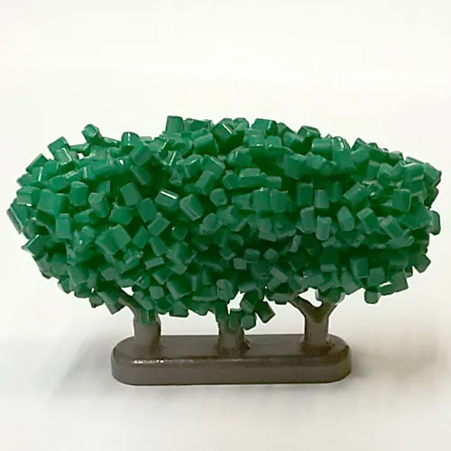 Plant, Tree Granulated Bush with 3 Trunks