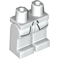 Hips and White Legs with Coattails Outlines Print