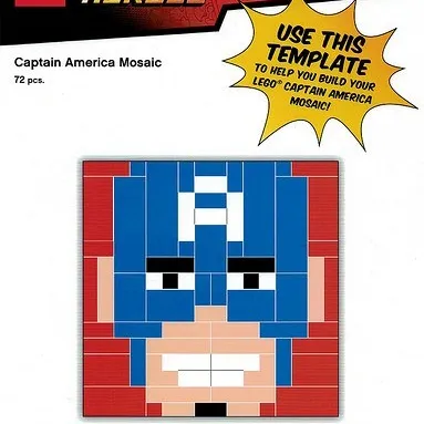 Captain America Mosaic