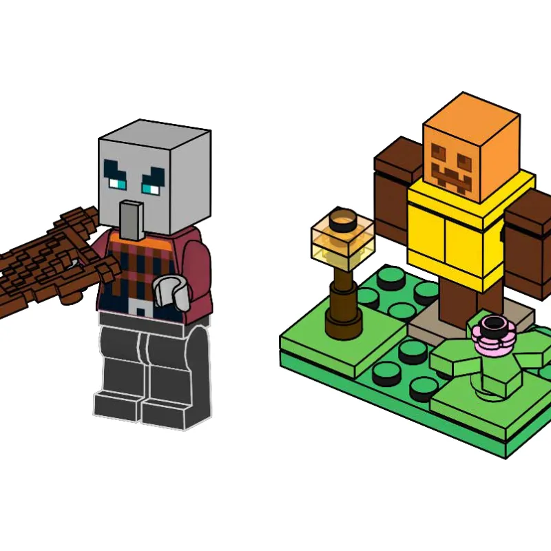 Pillager with Training Dummy