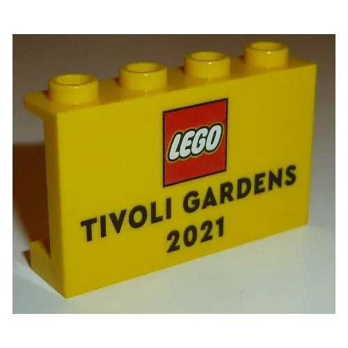 Panel 1 x 4 x 2 with 'Tivoli Gardens 2021' Print