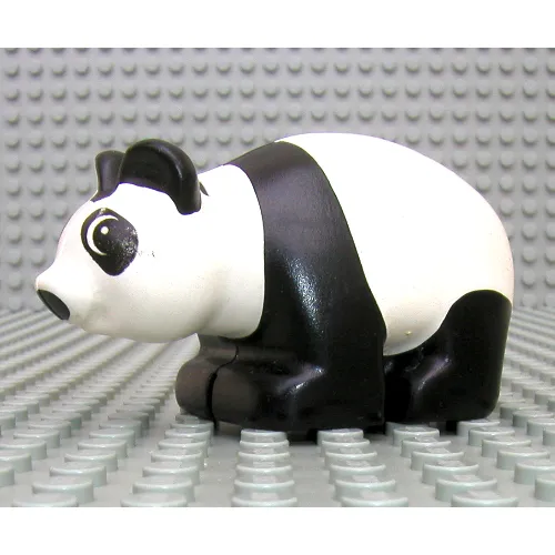 Duplo Animal Panda, Cub, with Eyes Looking Left Print [No Base]