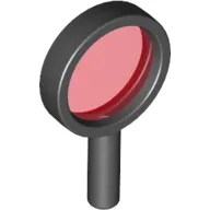 Equipment Magnifying Glass with Thin Frame and Hollow Handle with Trans-Red Lens