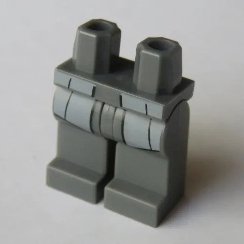 Hips and Dark Bluish Gray Legs with Light Bluish Gray Jacket Bottom Print (Claire Dearing)