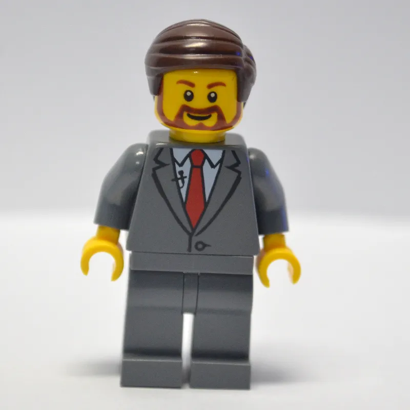 Dark Bluish Grey Torso, Suit, Dark Bluish Grey Legs