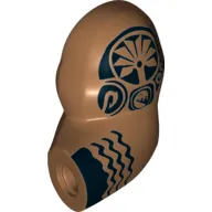 Bigfig Arm, Left with Black Hawaiian Tattoos Print (Maui)