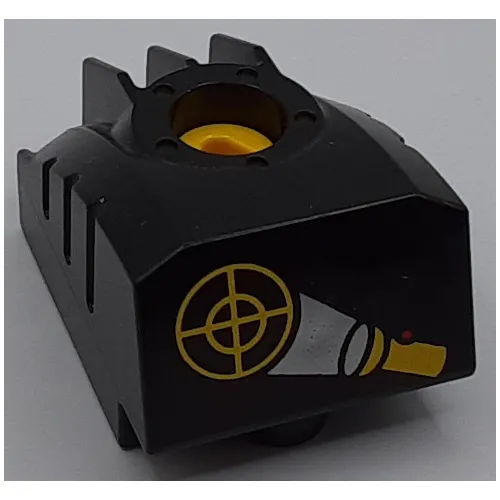 Duplo Toolo MyBot Engine Program Brick with Yellow Torch / Flashlight and Target Print