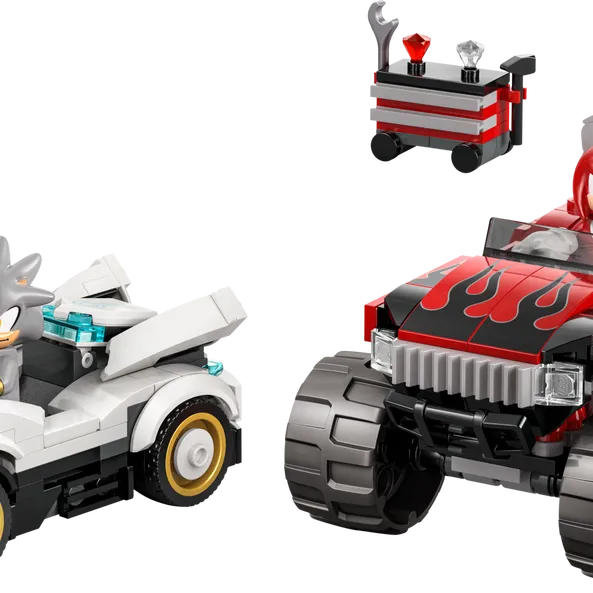 Silver's Car vs. Knuckles' Monster Truck