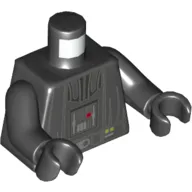 Torso Armor, Control Panel, and Belt Print (Darth Vader), Black Arms and Hands