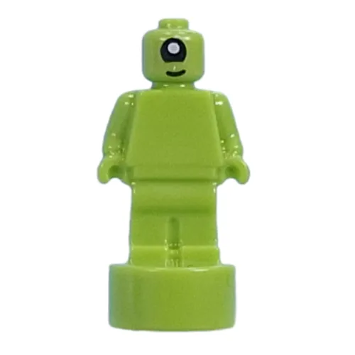 Minifig Trophy Statuette, One-Eyed Alien Print