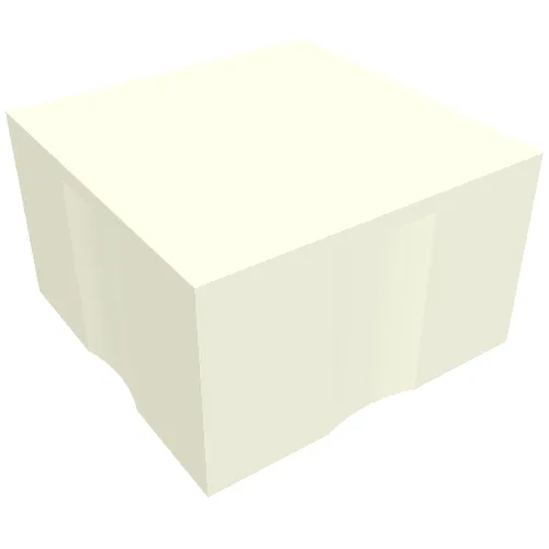 Duplo Tile 2 x 2 x 1 with Shape Red Square print