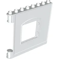 Duplo Building Wall 1 x 8 x 6 with Window Opening, Hinge on Left