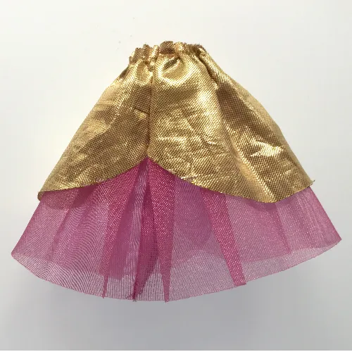 Belville, Skirt, Long, Sheer with Golden Layer with no Jewel