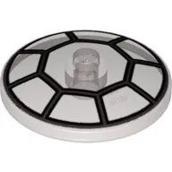 Dish 4 x 4 Inverted with Open Stud [Radar] with Cockpit Print