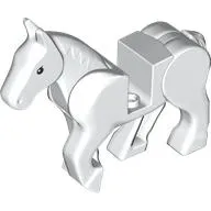Animal, Horse, Moveable Legs with Black Eyes Print