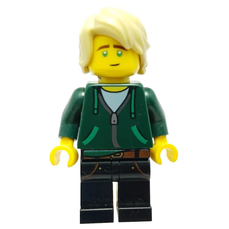 Lloyd Garmadon in Dark Green Hoodie