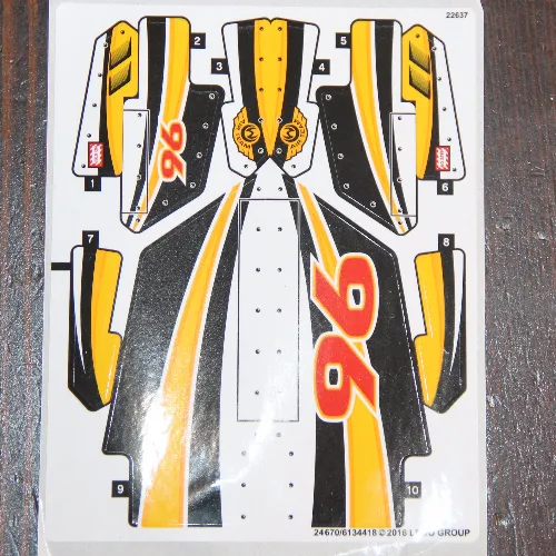 Sticker Sheet for Set 42044-1