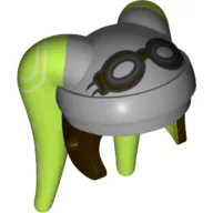 Headdress Twi'lek with Goggles and Light Bluish Gray, Dark Brown Hera Syndulla Print