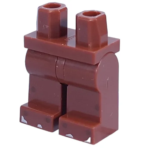 Hips and Reddish Brown Legs with Silver Scratches print