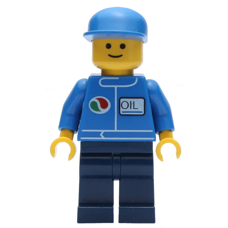 Mechanic, Blue Jacket with Octan Logo, Dark Blue Legs, Blue Cap