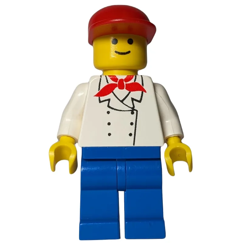 Chef, Red Neckerchief, Blue Legs, Red Cap