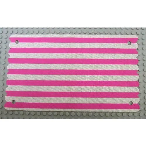 Belville, Tent Cover with Pink Stripes Print