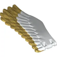 Animal Body Part, Bird, Eagle Wing - Left with Metallic Gold Feathers Print