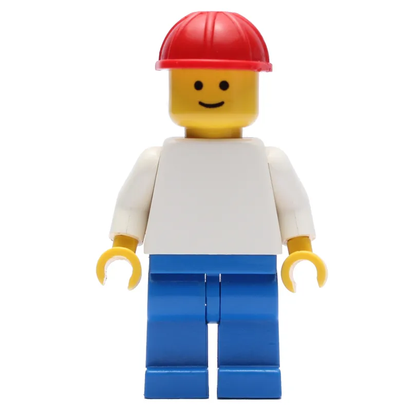 White Torso, Blue Legs, Red Hat