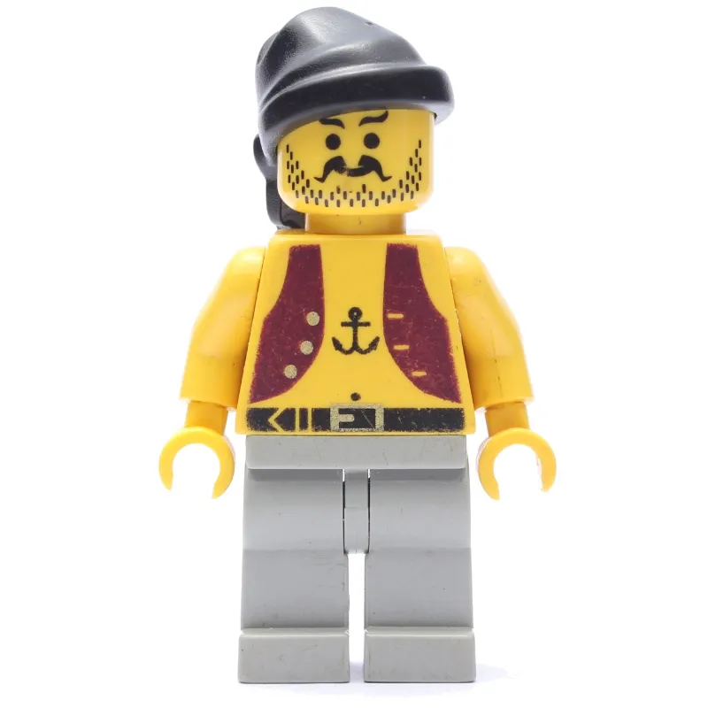 Pirate - Anchor Tattoo, Light Gray Legs, Black Bandana