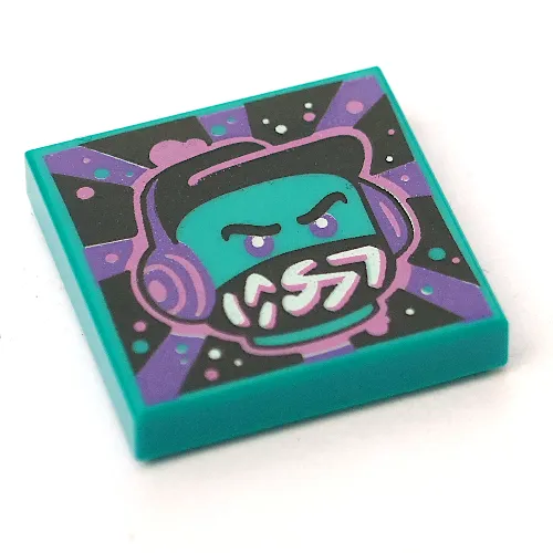 Tile 2 x 2 with Future Style print