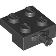 Plate Special 2 x 2 with Wheel Holder with Widened Center Pin