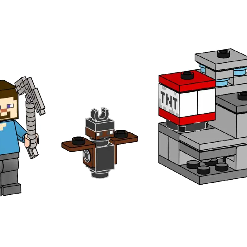 Steve with Bat and TNT