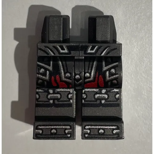 Hips and Pearl Titanium Legs with Silver Armor, Chains