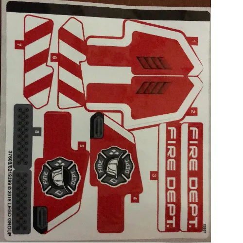 Sticker Sheet for Set 42075-1