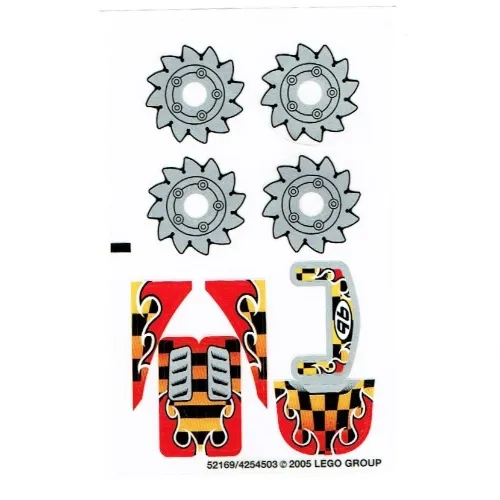 Sticker Sheet for Set 8648-1