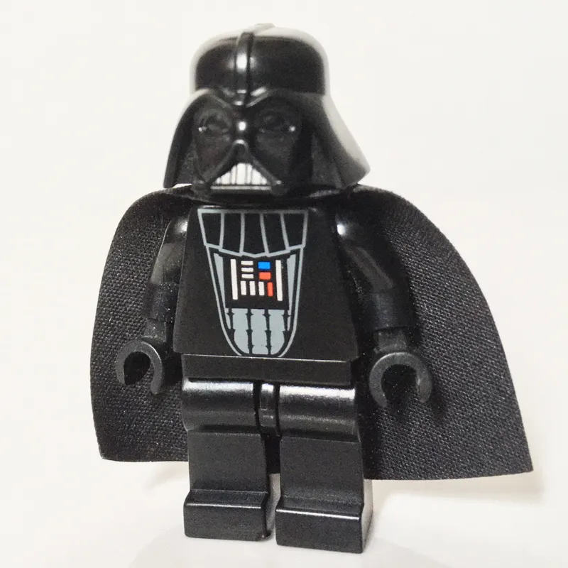 Darth Vader, Light Bluish Gray Skin, Scarred Right Cheek, No Eyebrows