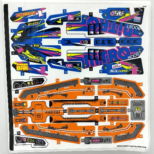 Sticker Sheet for Set 42140-1