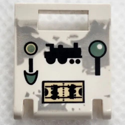 Box 2 x 2 x 2 Door with Slot and Locomotive Controls Print