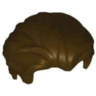 Hair Swept Back with Slight Widow's Peak and Short Side Burns [Plain]