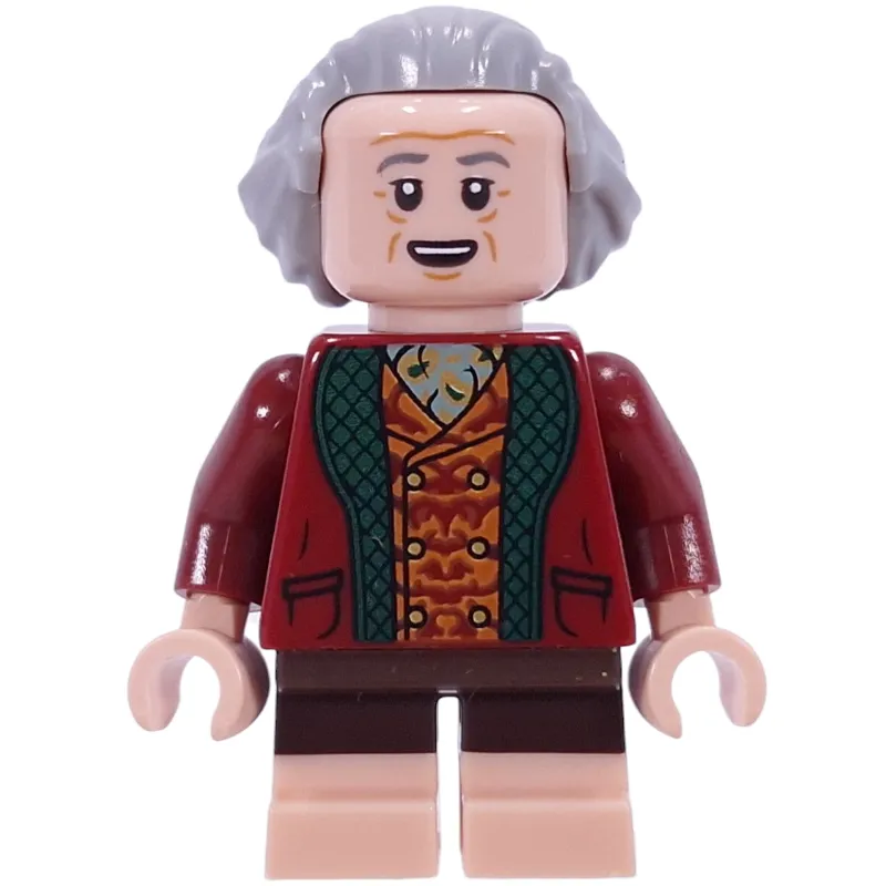 Bilbo Baggins, Light Bluish Grey Hair, Dark Red Vest